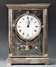 Atmos clock, nickel case J. L. Reutter, no 3499, France ca. 1930.